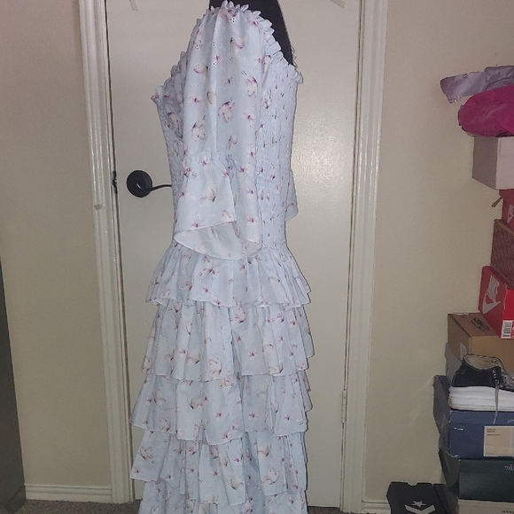 IVY CITY  DRESS with a floral print or small discreet motifs all - Picture 9 of 11